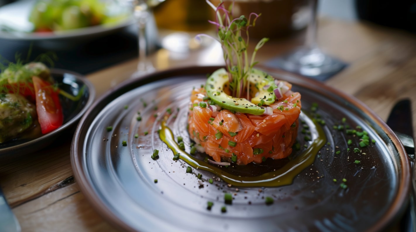 tartare de saumon